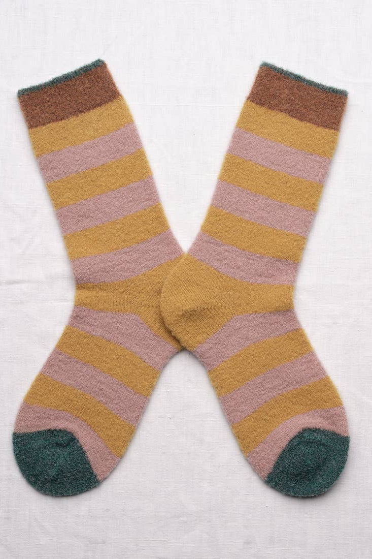 Mousse Honey Striped Socks Socks Bonne Maison