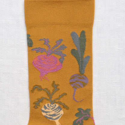 Ochre Bettrave Sock Bonne Maison