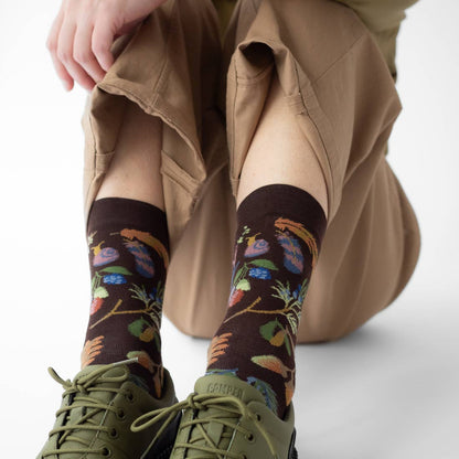 Socks Semis Marron foncé Bonne Maison