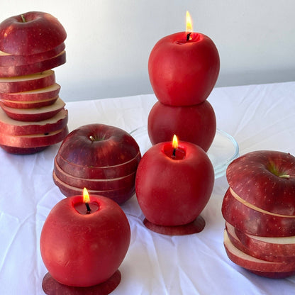 Apple Candle - Red Candles Scandles