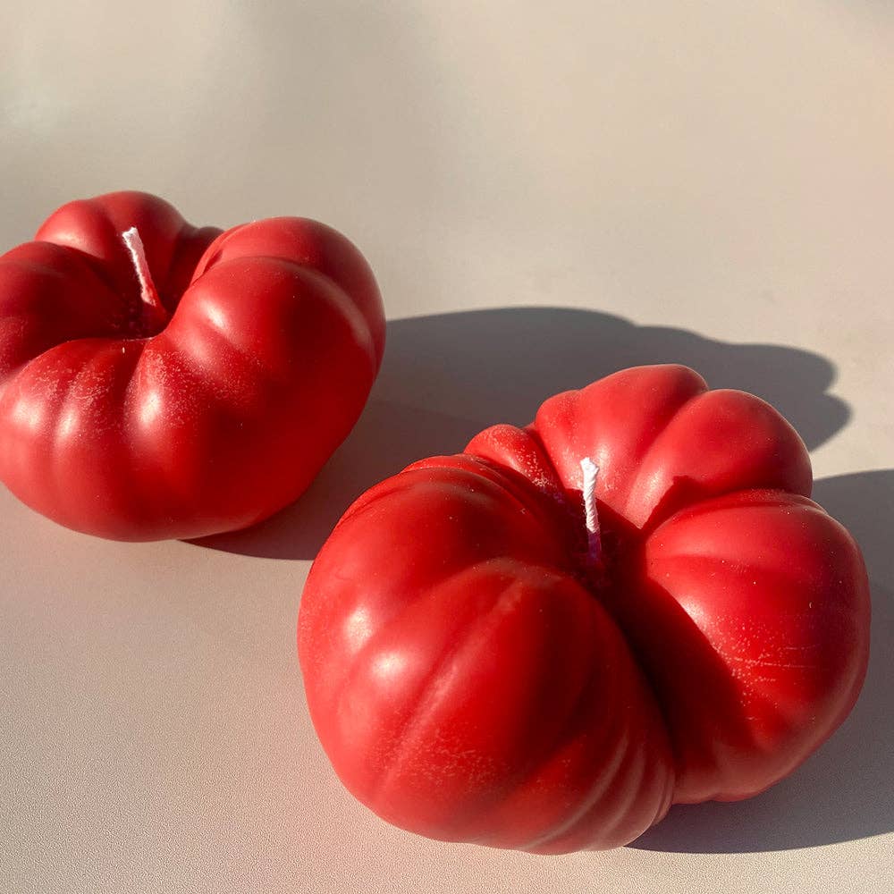Heirloom Tomato Candles - Red Candles Scandles