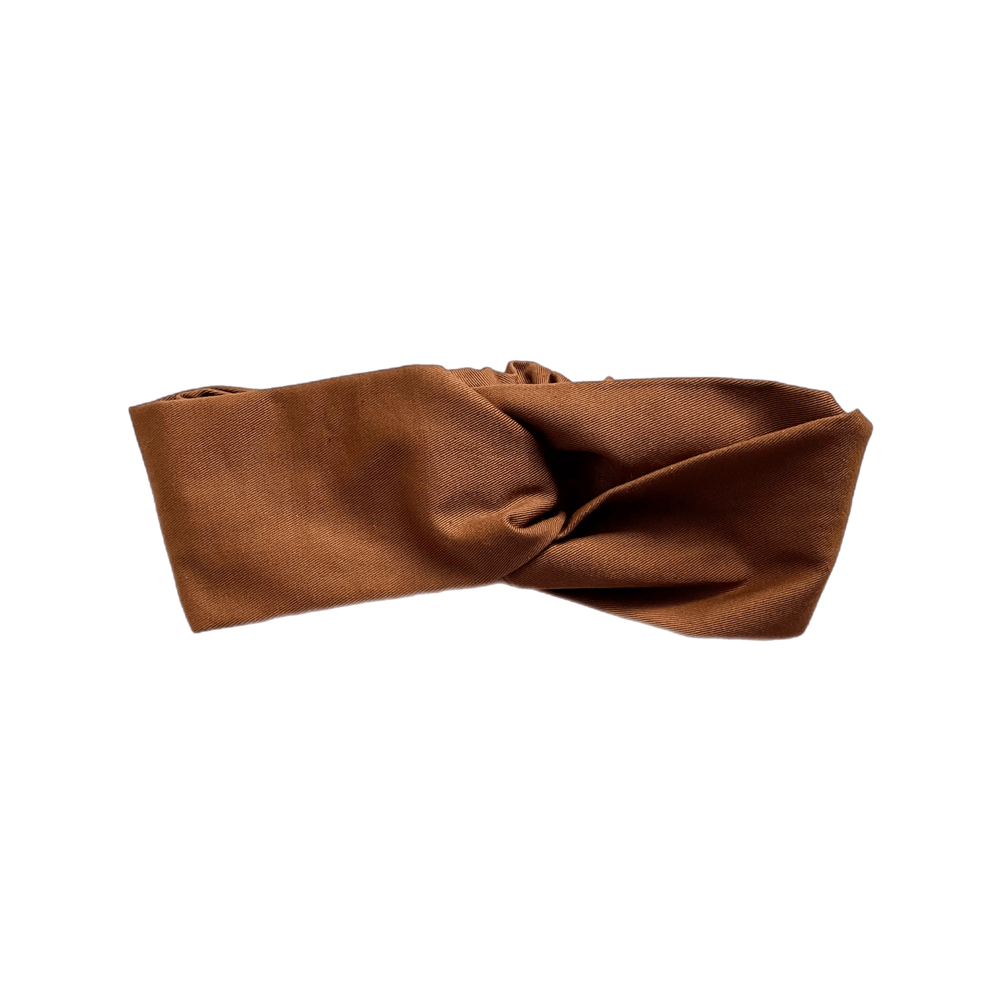 Solid Twist Headband Accessories CHRISTINE ALCALAY Cigar Twill  