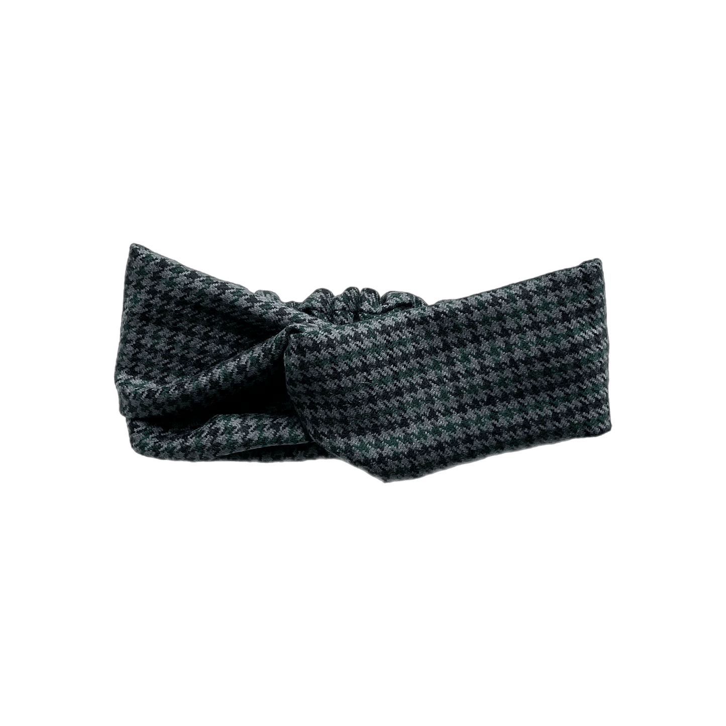 Patterned Twist Headband Accessories CHRISTINE ALCALAY Evergreen Houndstooth  