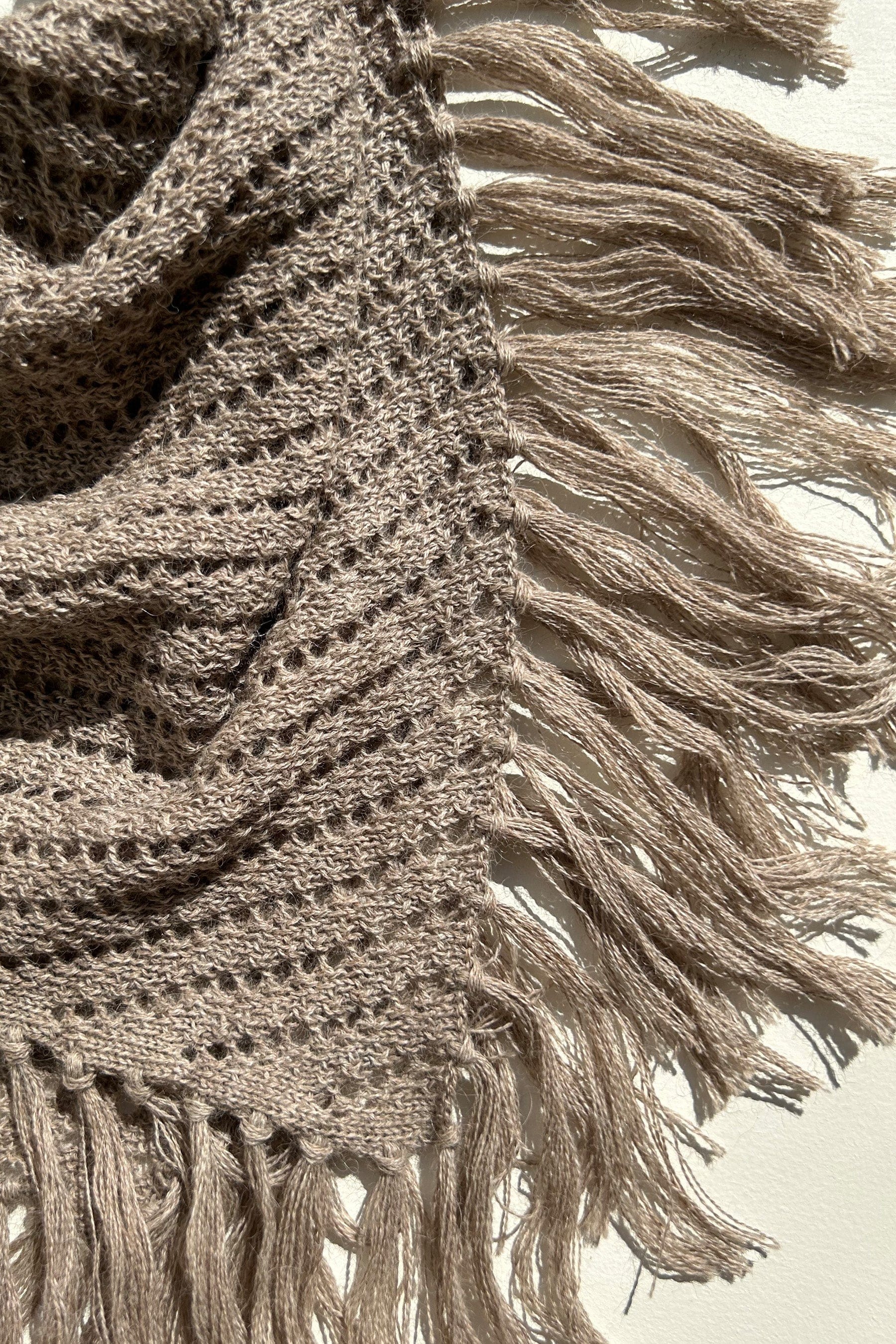 Fringe Scarf in Baby Alpaca Accessories CHRISTINE ALCALAY   