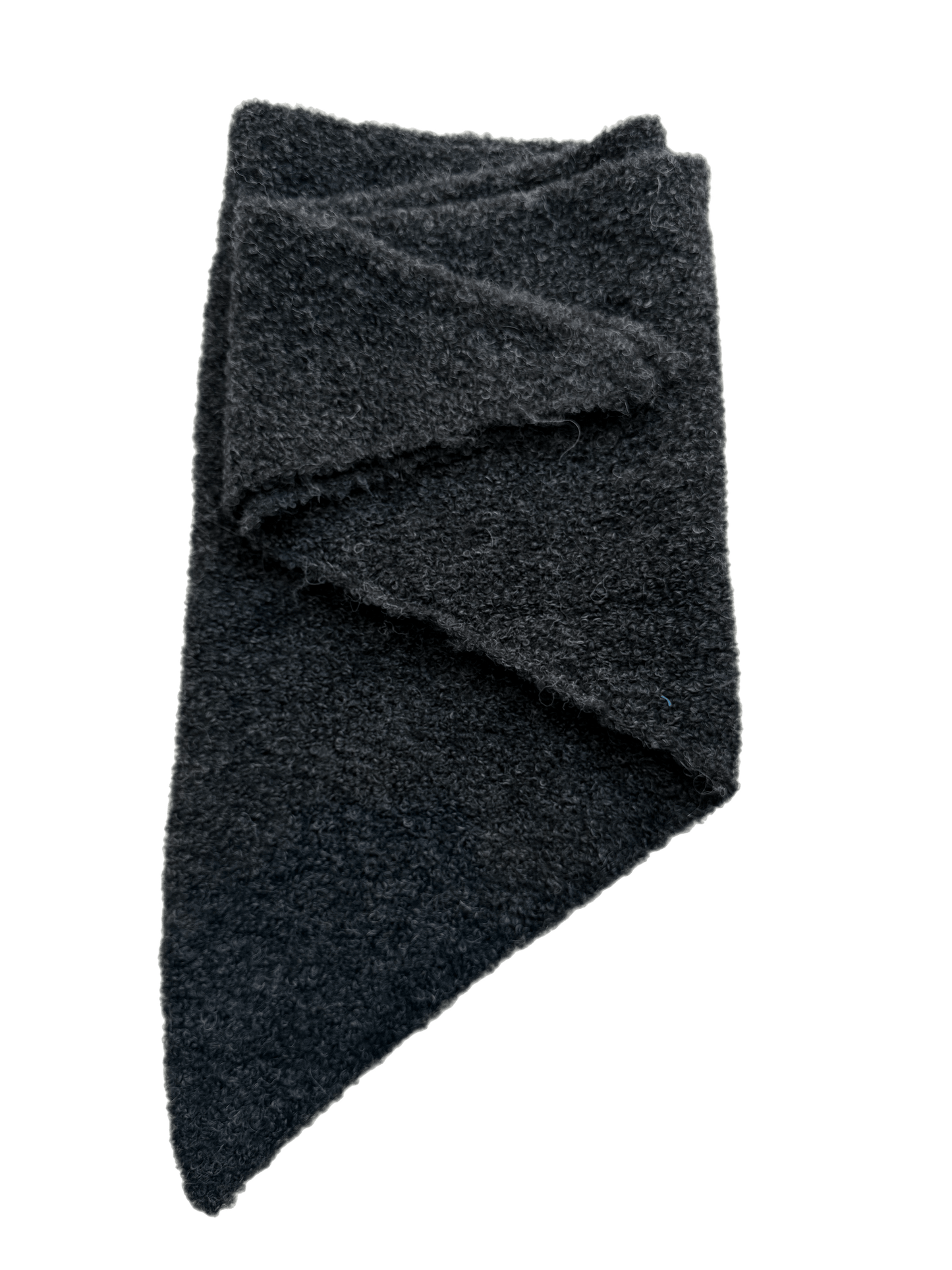 Triangle Boucle Scarf Accessories CHRISTINE ALCALAY Graphite OS 