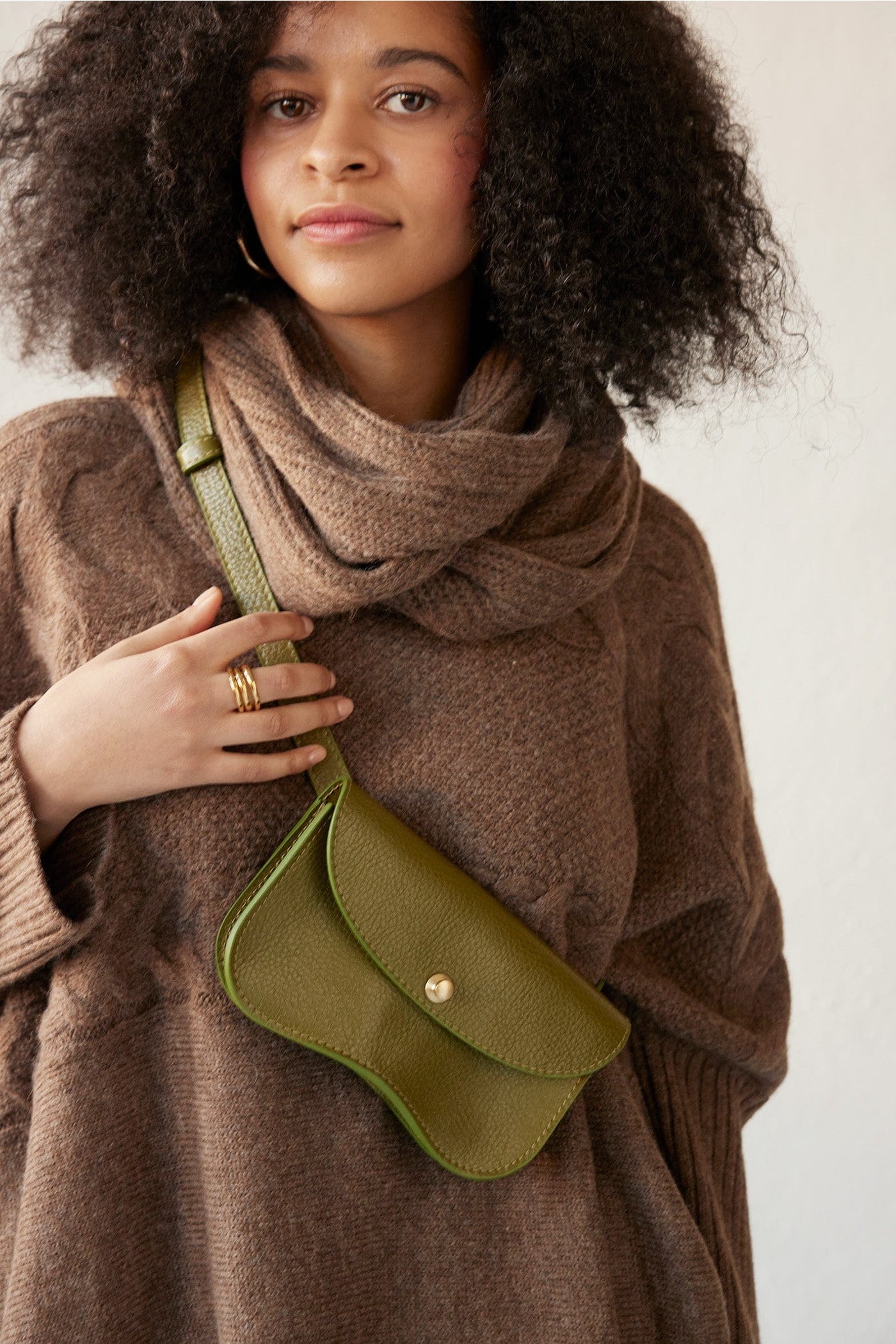 Infinity Scarf in Soft Alpaca Wool Blend - Main Image