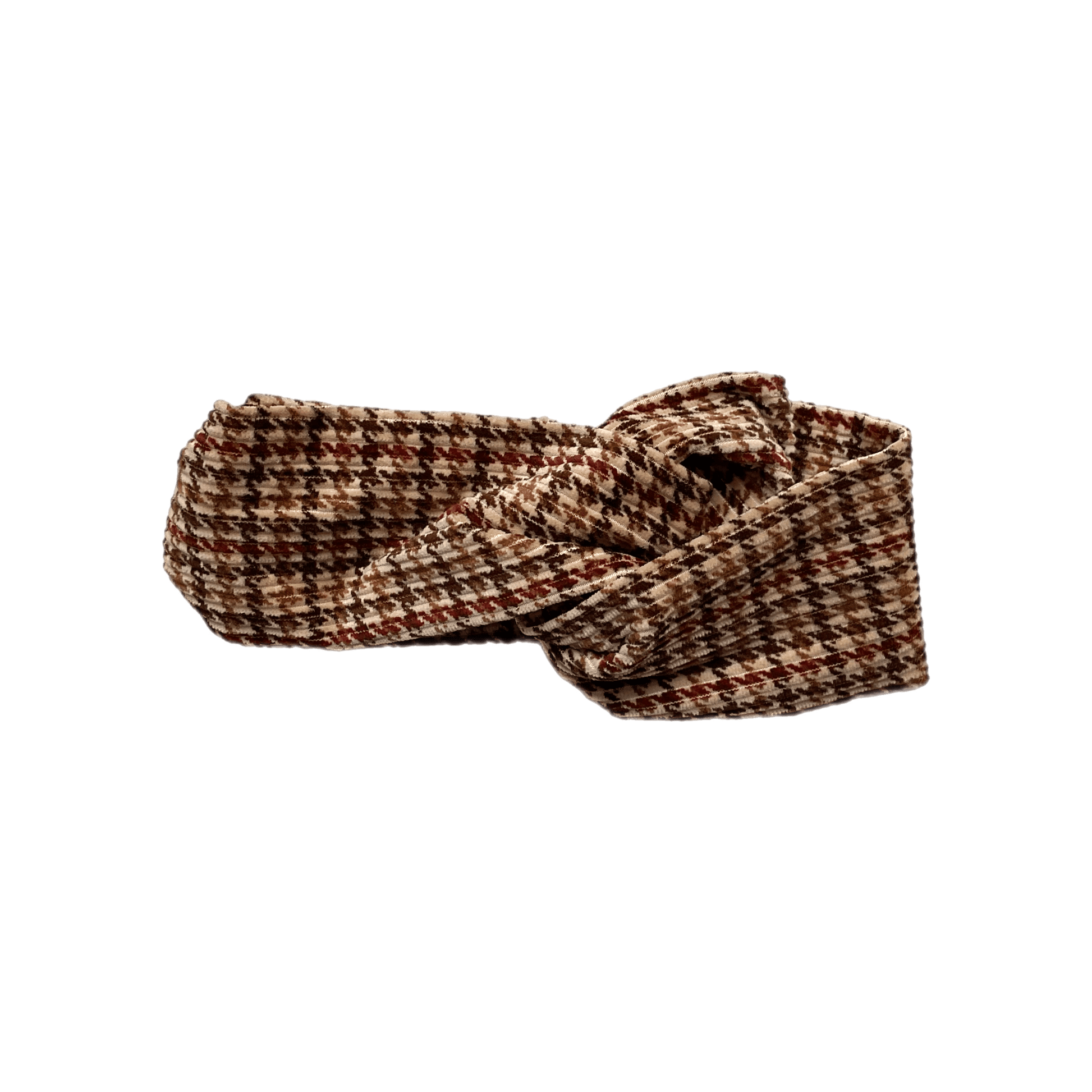 Patterned Twist Headband Accessories CHRISTINE ALCALAY Italian Houndstooth  