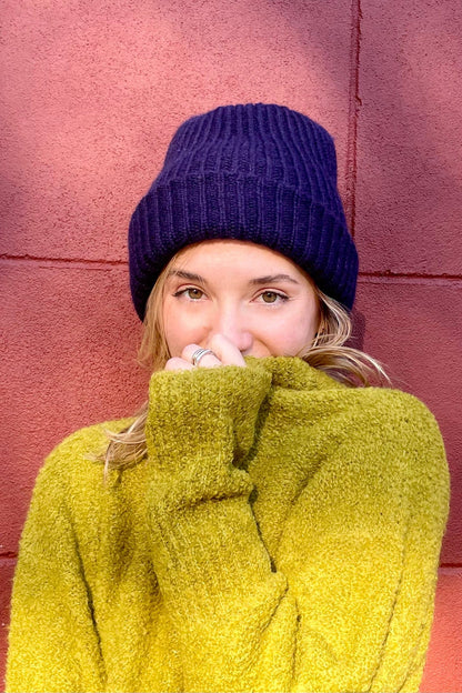 Lofted Beanie in Alpaca Wool Blend Beanies CHRISTINE ALCALAY