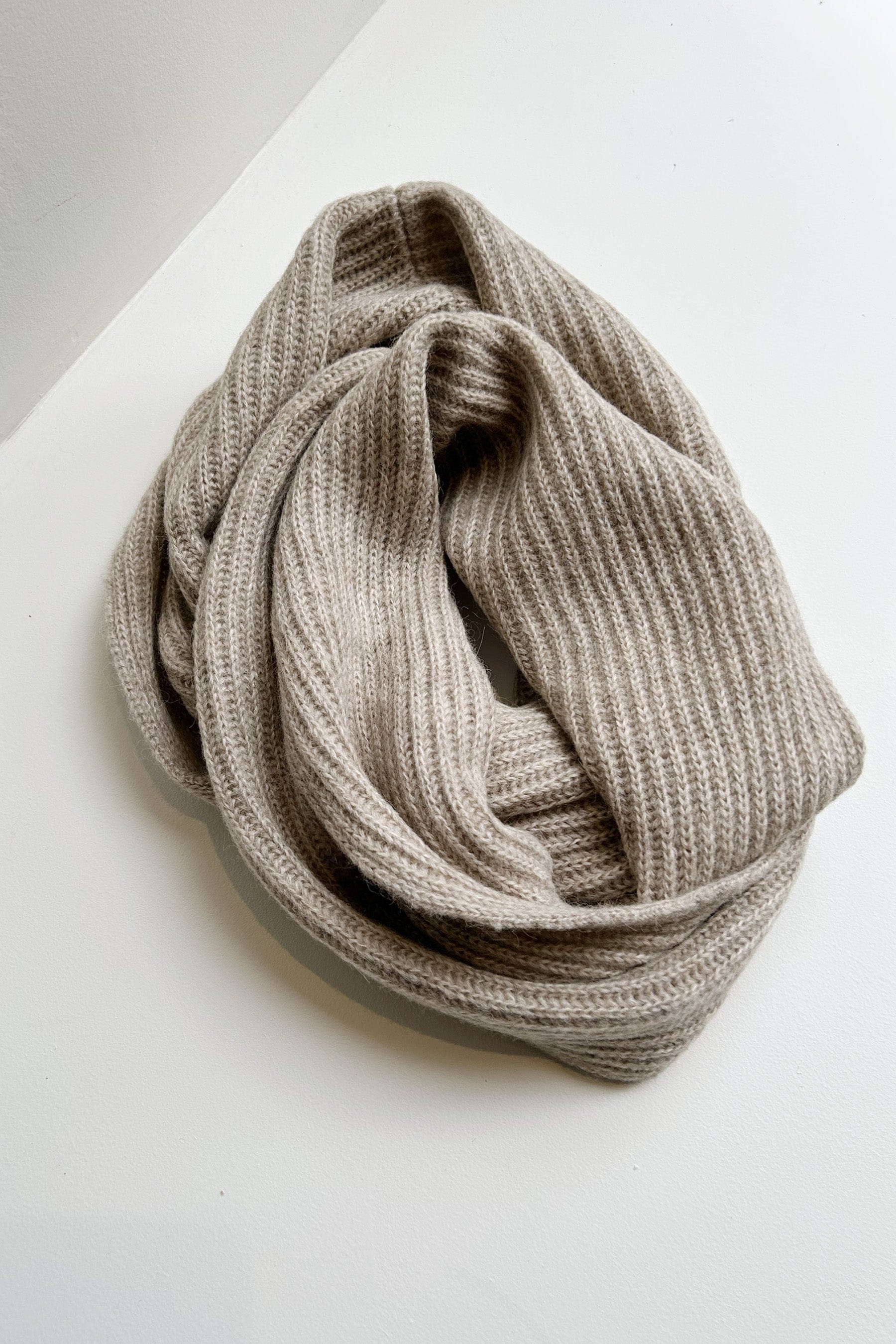 XL knitted scarf, wool/alpaca blend, cheapest pure wool, hand-knitted, grey scarf