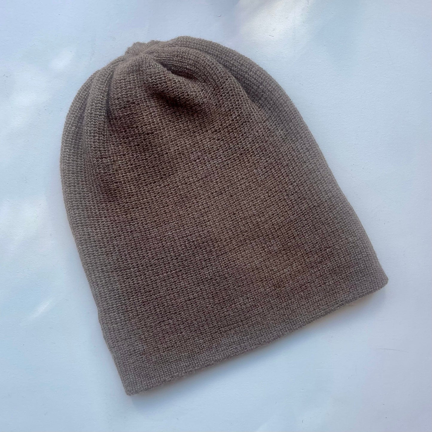 Plush Rib Beanie in Baby Alpaca Accessories CHRISTINE ALCALAY   