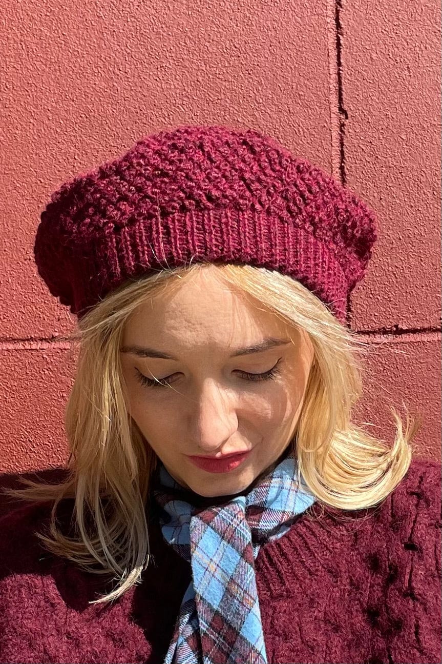 Sophie Handknit Beret Accessories CHRISTINE ALCALAY   