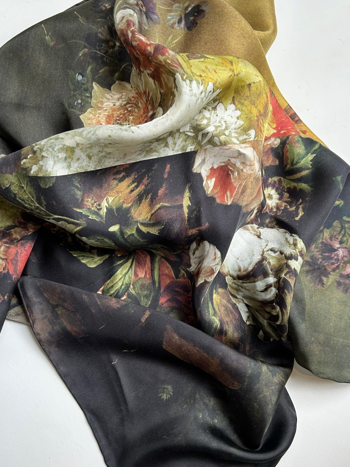 Silk Scarf: Still Life with Flower Accessories CHRISTINE ALCALAY   