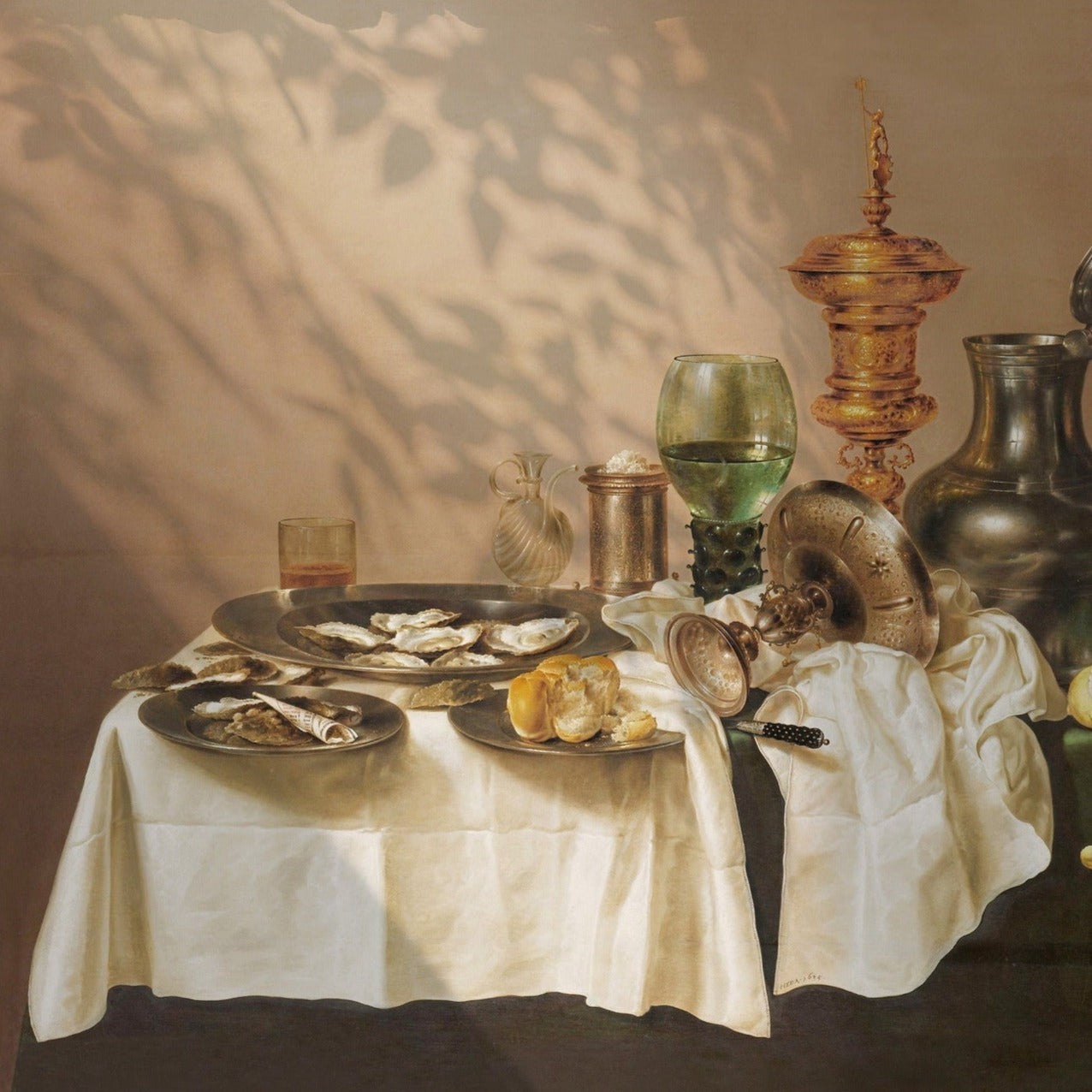 Silk Scarf: Still Life with a Gilt Cup Accessories CHRISTINE ALCALAY   