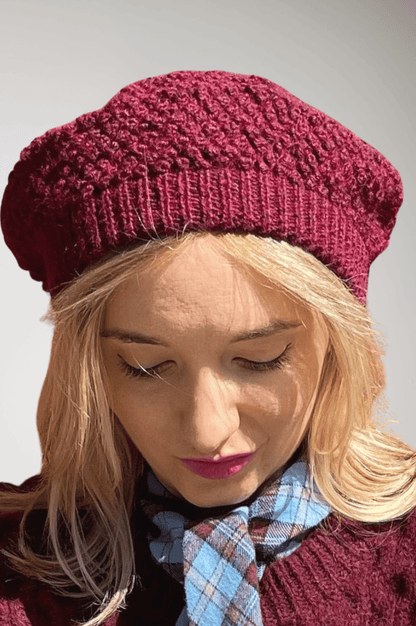 Sophie Handknit Wool Beret Beanies CHRISTINE ALCALAY