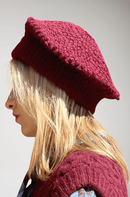 Sophie Handknit Wool Beret Beanies CHRISTINE ALCALAY