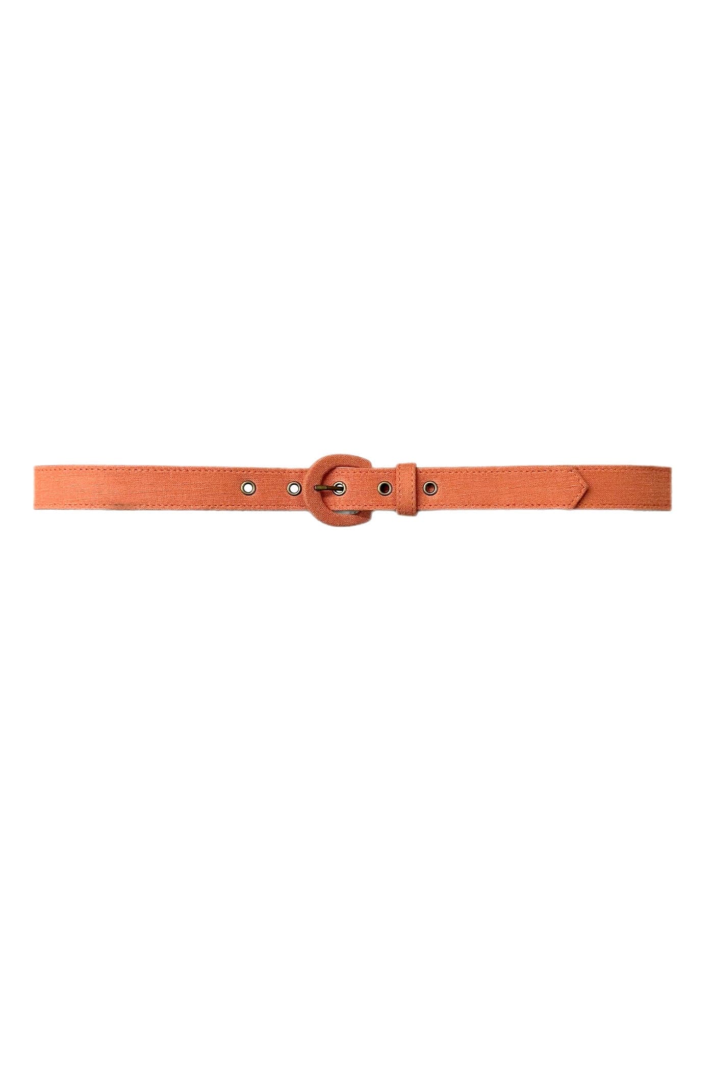 Linen Suiting Belts Belts CHRISTINE ALCALAY Carnelian (Linen) Extra Small