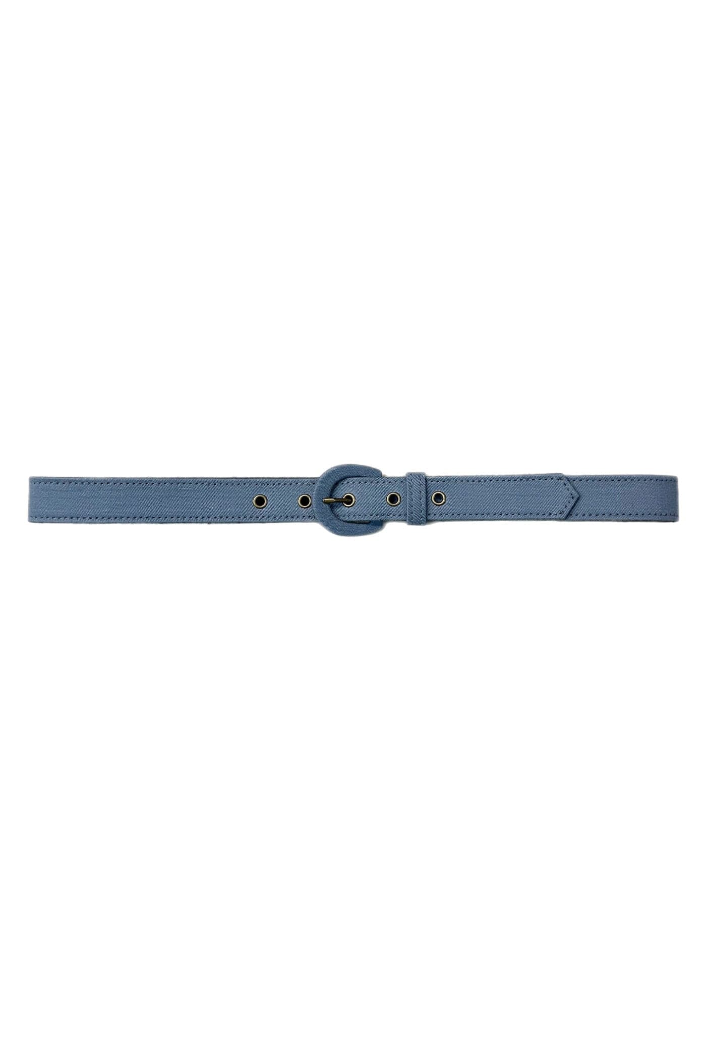 Christine Alcalay Narrow Solid Fabric Belts Belts CHRISTINE ALCALAY Coast Cotton Twill Extra small