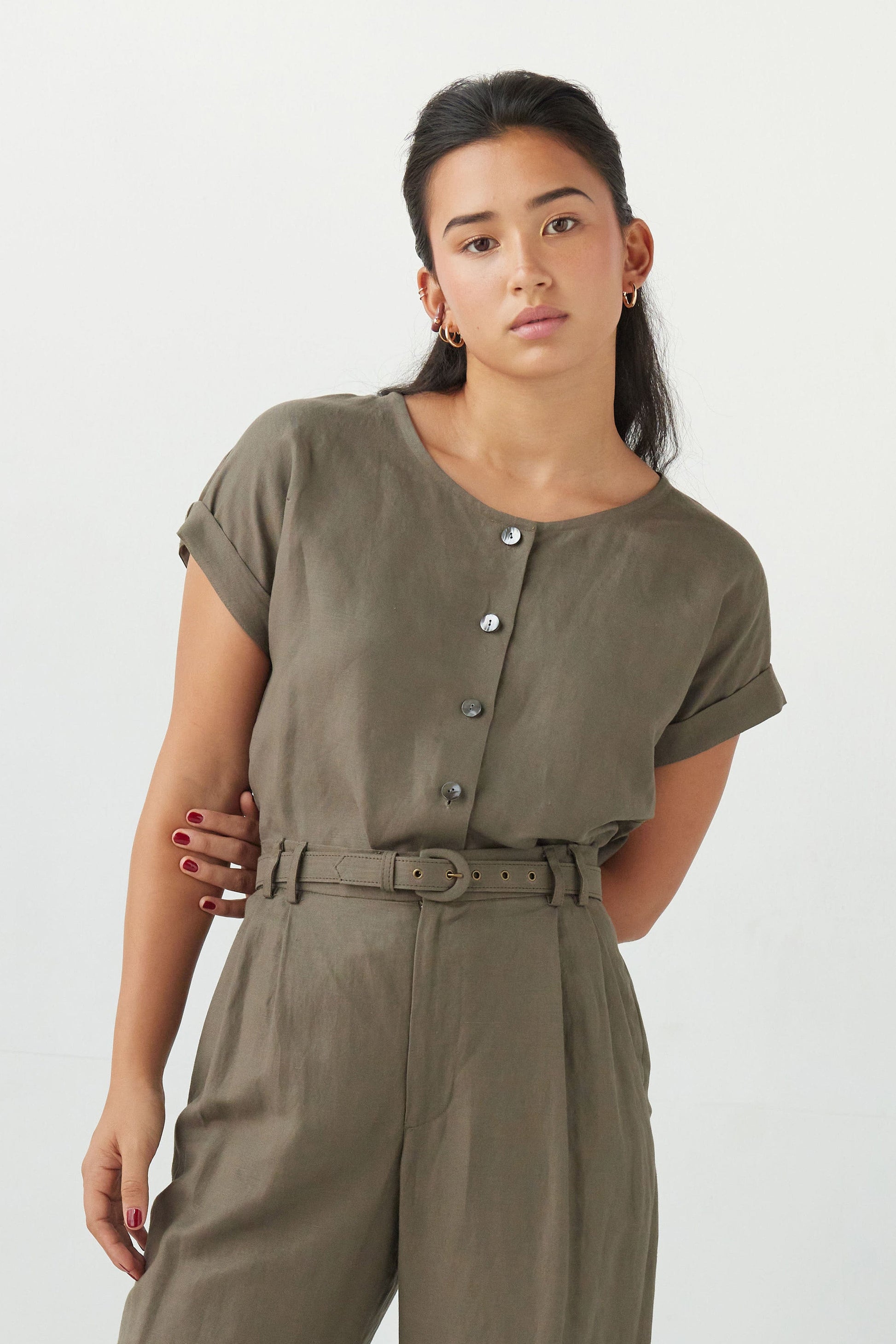 Christine Alcalay Narrow Solid Fabric Belts Belts CHRISTINE ALCALAY