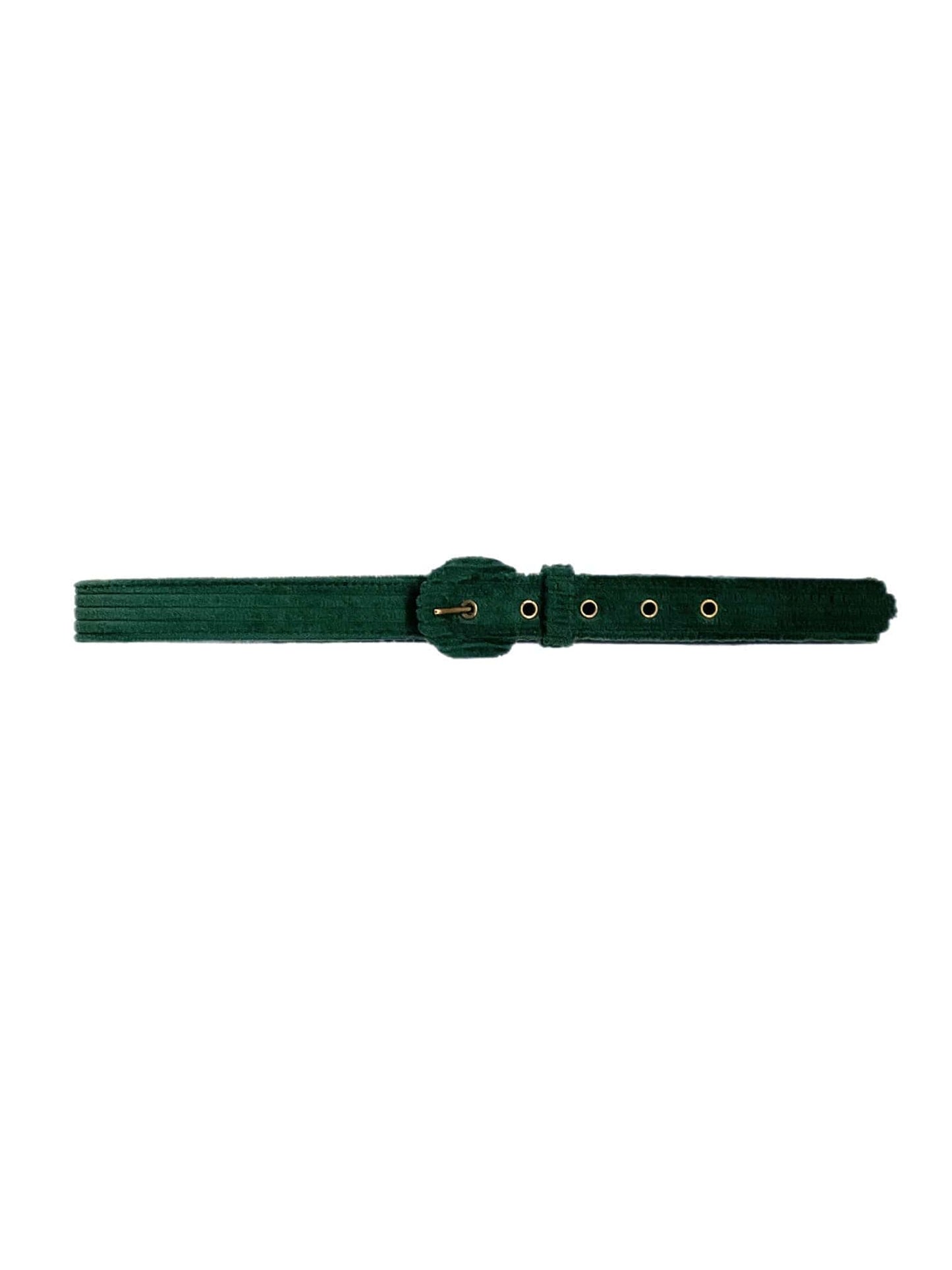 Narrow Belt for Nature vs Nurture Collection Belts CHRISTINE ALCALAY Pine (Corduroy) Extra Small 
