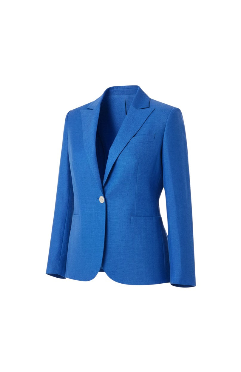 Bianca Peak Lapel Blazer in Cupro Linen Jackets CHRISTINE ALCALAY
