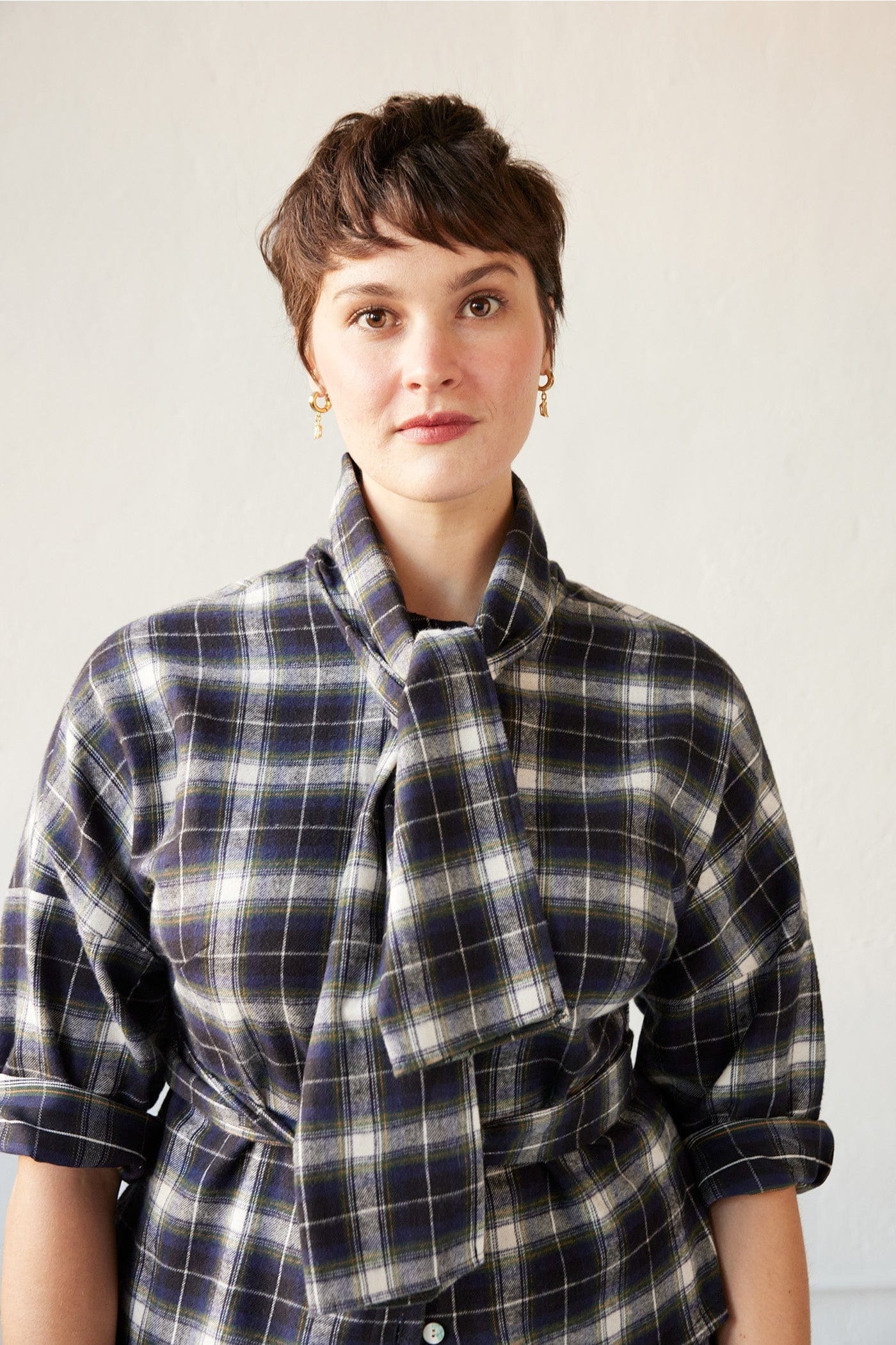 Yoko Blouse in Japanese Flannel Blouses CHRISTINE ALCALAY   