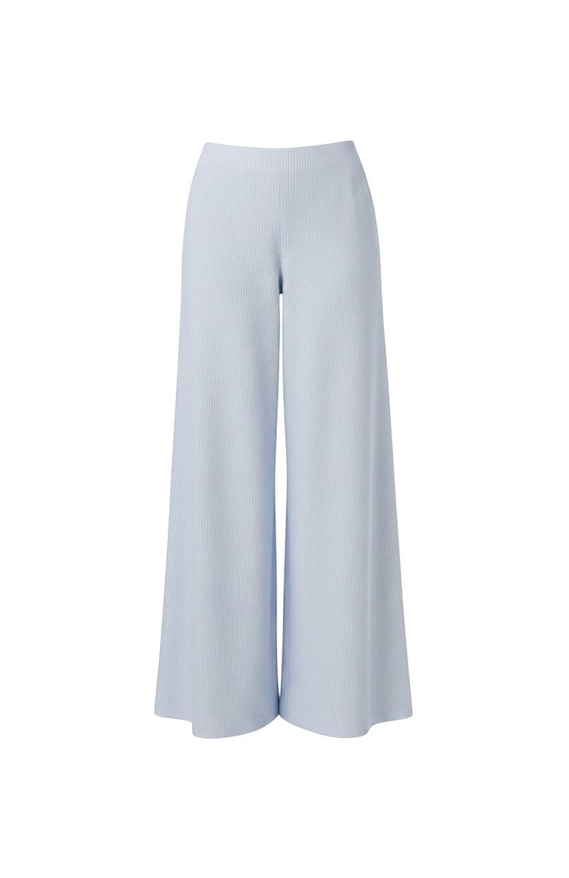 Angela Pants in Blue Stripe Seersucker Pants CHRISTINE ALCALAY