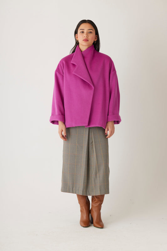Carrie Coat in Wool Coat CHRISTINE ALCALAY Orchid XS/S 