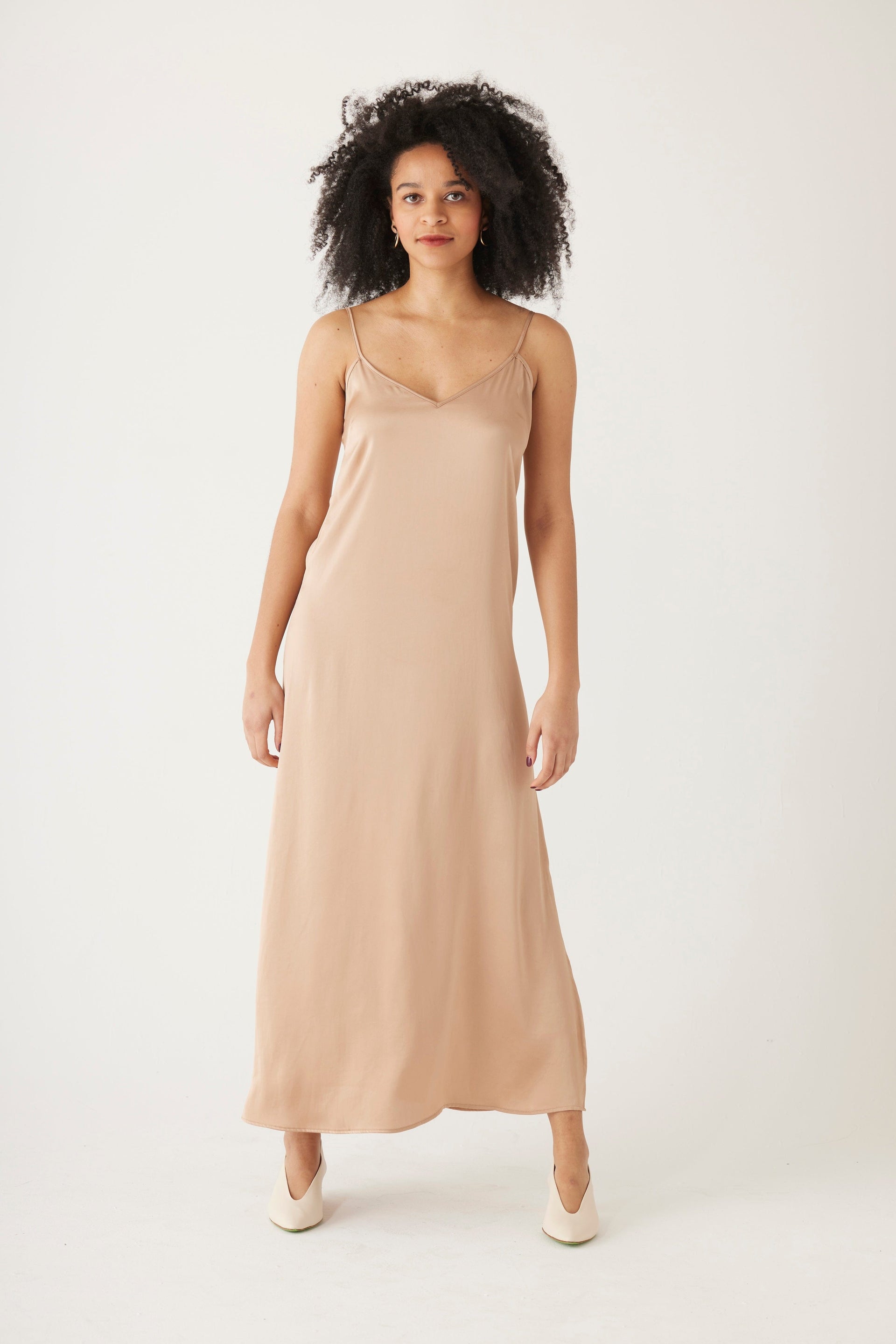 Kate Slip Dress in Japanese Charmeuse – CHRISTINE ALCALAY