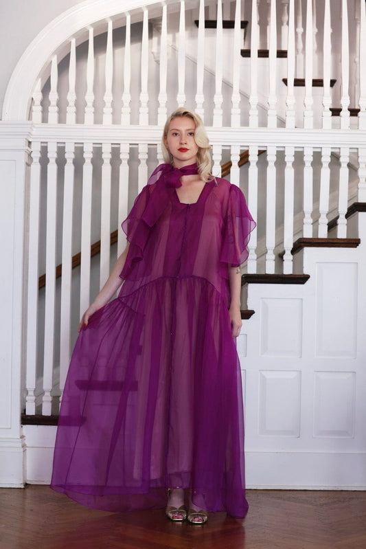 Coclico Dress in Silk Organza Dress CHRISTINE ALCALAY   