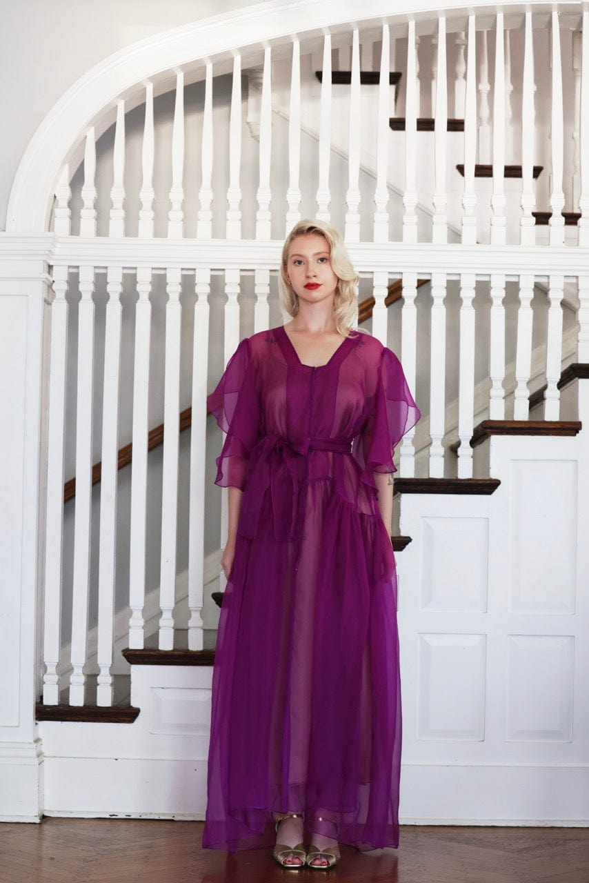 Coclico Dress in Silk Organza, Orchid / M/L Coclico Dress in Silk Organza, Orchid / M/L