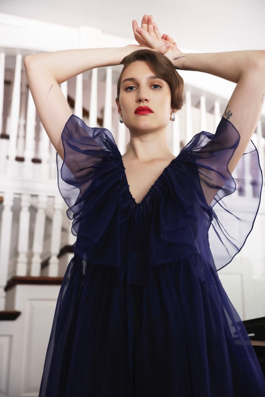 Papillon Dress in Silk Organza Papillon Dress in Silk Organza