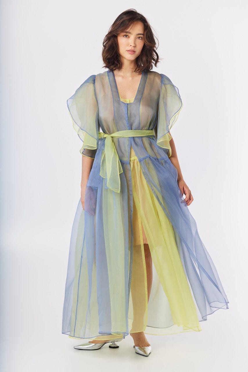 Coclico Dress in Lemongrass Silk Organza Dresses CHRISTINE ALCALAY