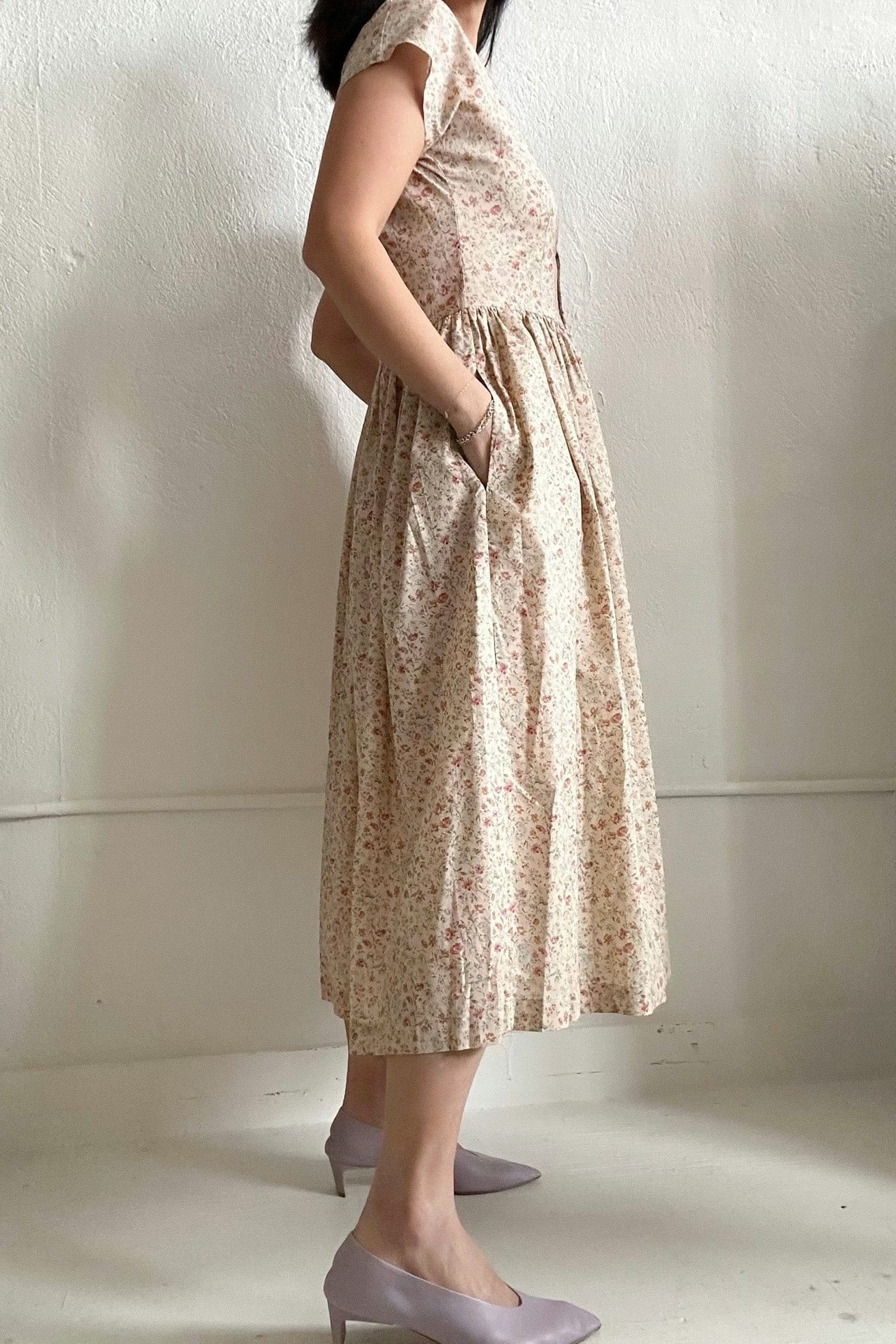 Hannah Dress in Cotton Floral Dresses CHRISTINE ALCALAY   