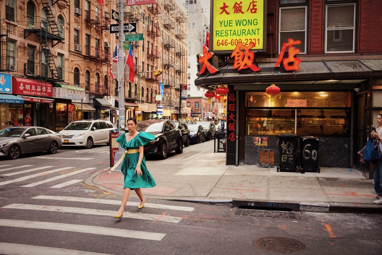 Hong Nhung Dress in Malachite Green Cotton Dresses CHRISTINE ALCALAY