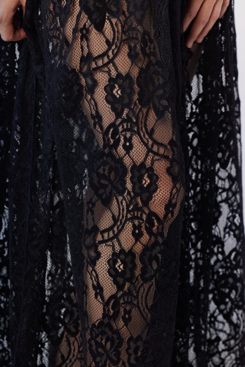 Samia Dress in Black Lace Dresses CHRISTINE ALCALAY