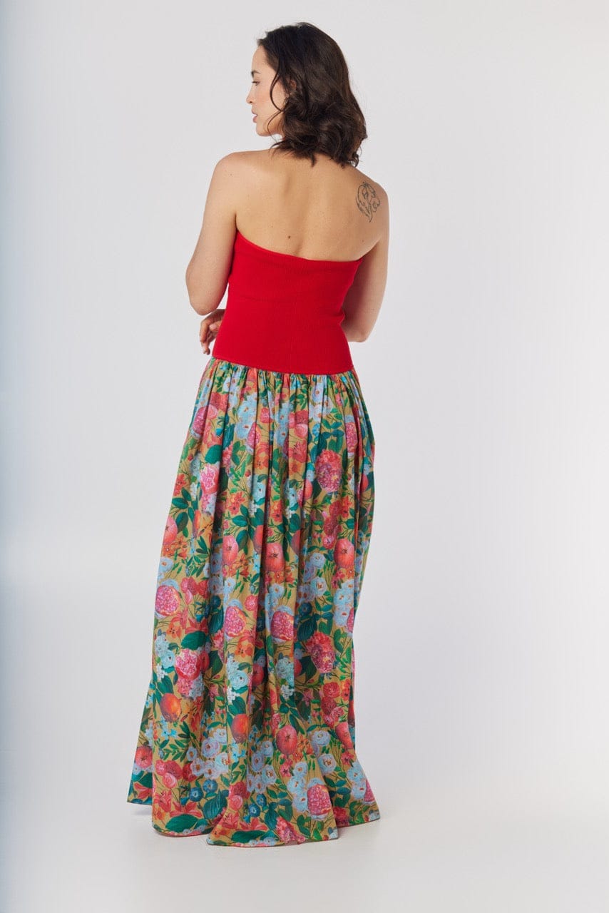 Samia Dress in Pom Floral Cotton Dresses CHRISTINE ALCALAY