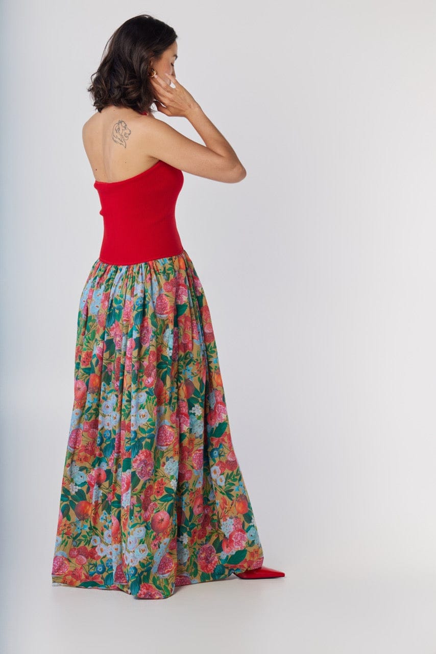 Samia Dress in Pom Floral Cotton Dresses CHRISTINE ALCALAY