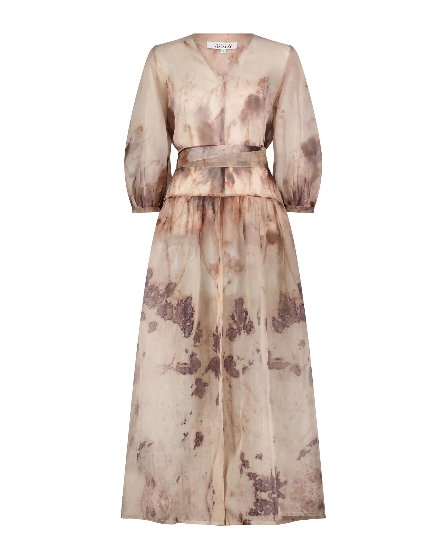 Teresa Dress in Silk Organza Dresses Christine Alcalay   