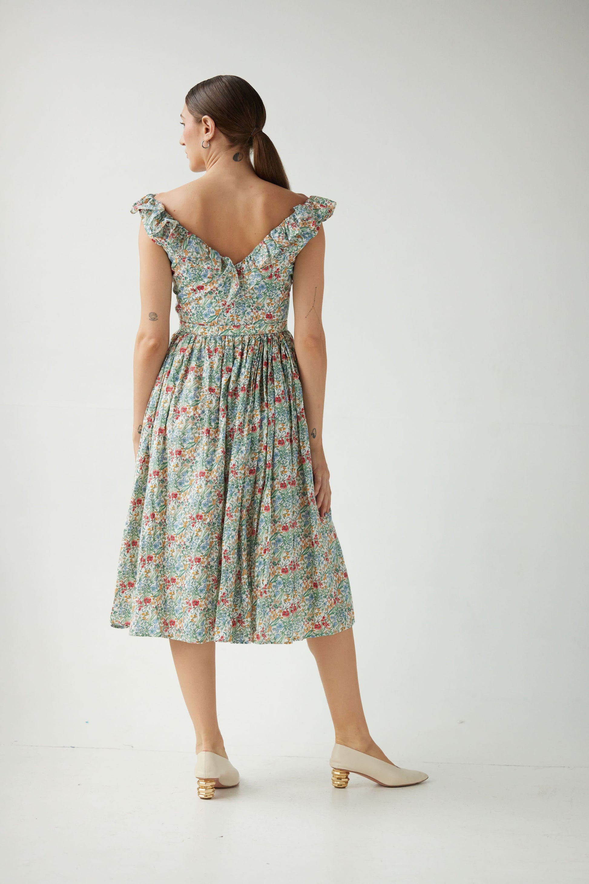 Viola Dress in Summer Cotton Dresses CHRISTINE ALCALAY   