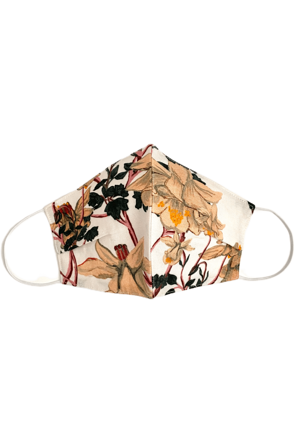 Fabric Masks with Filter Pocket & Nose Wire Fabric Masks CHRISTINE ALCALAY Floral (Linen/Rayon Shell) Extra Small 