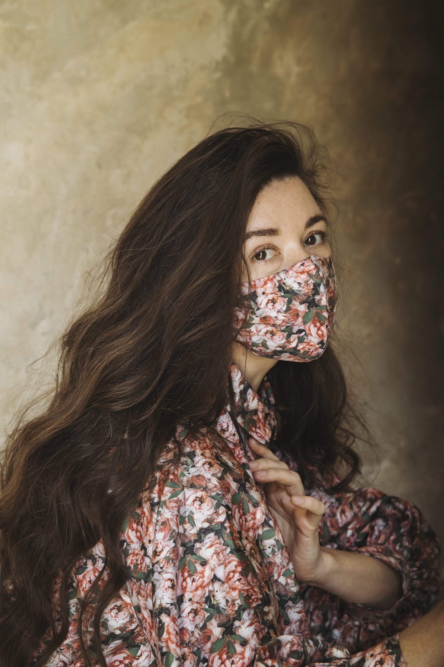 Jamie Beck X Christine Alcalay Silk Masks Fabric Masks CHRISTINE ALCALAY   