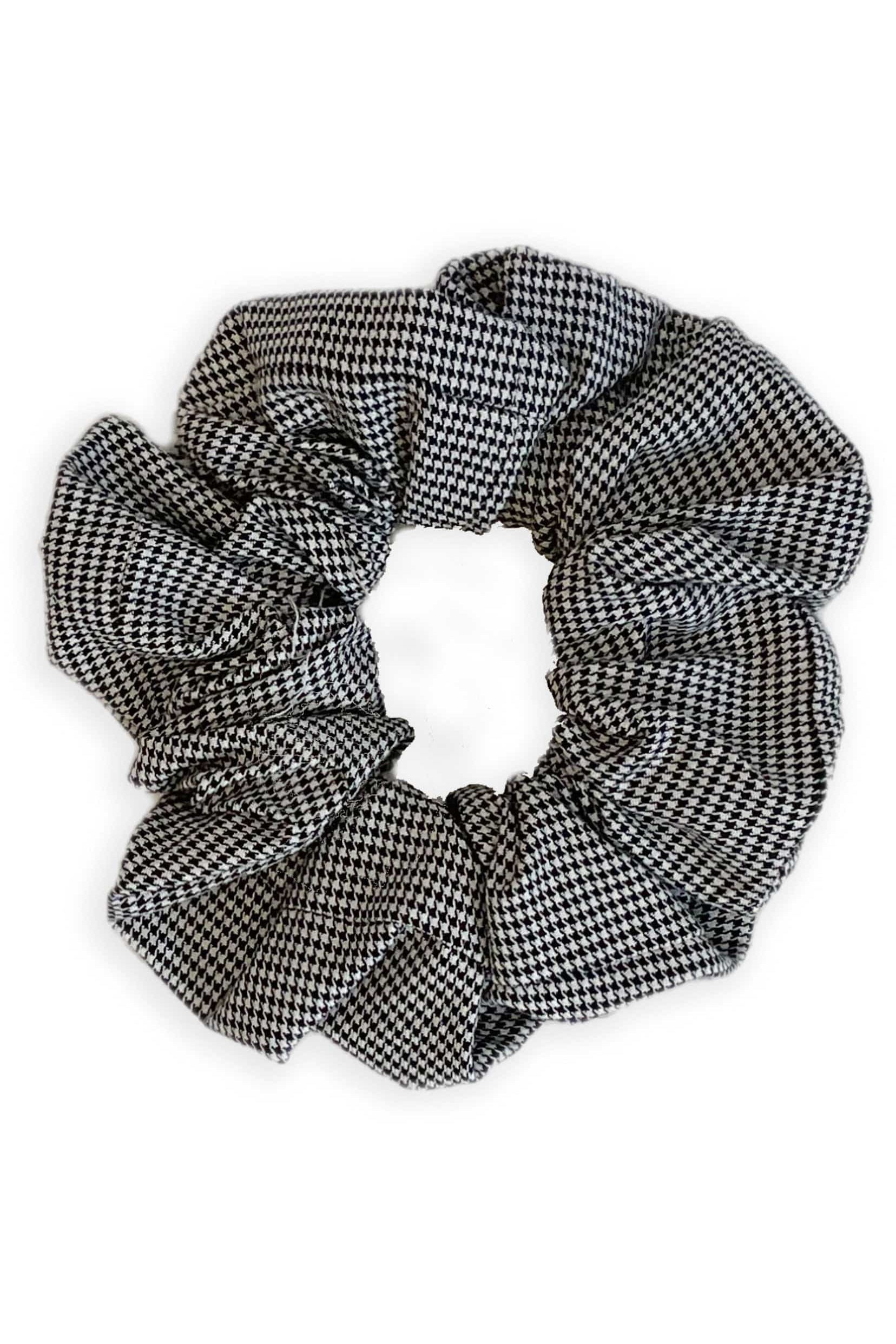 Scrunchies for Nature vs Nurture Hair Accessories CHRISTINE ALCALAY Tiny Houndstooth (Cotton)  