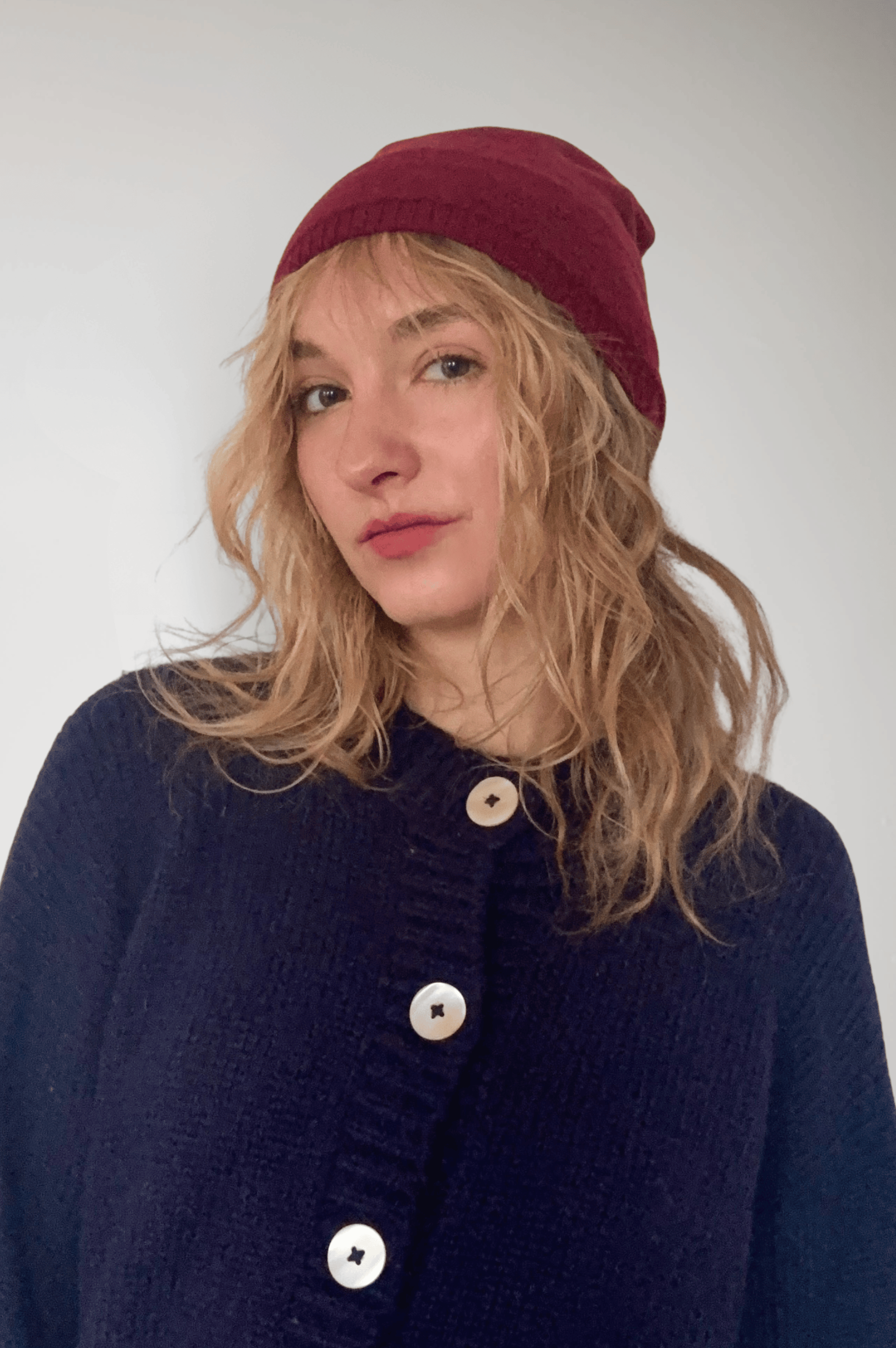 Cashmere Beanie Hats CHRISTINE ALCALAY Rum