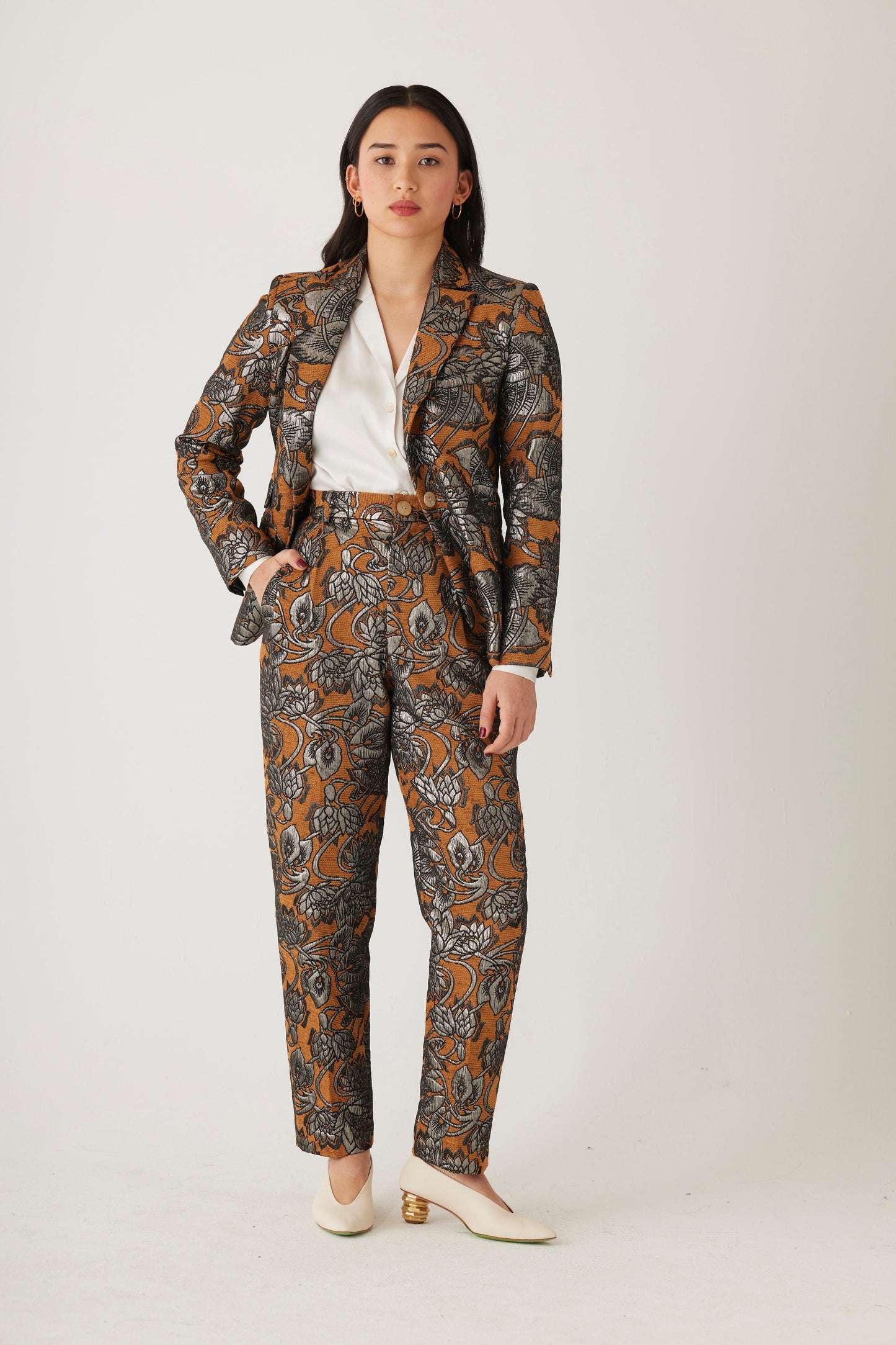 Tilda Brocade Double Pocket Jacket Jackets CHRISTINE ALCALAY   