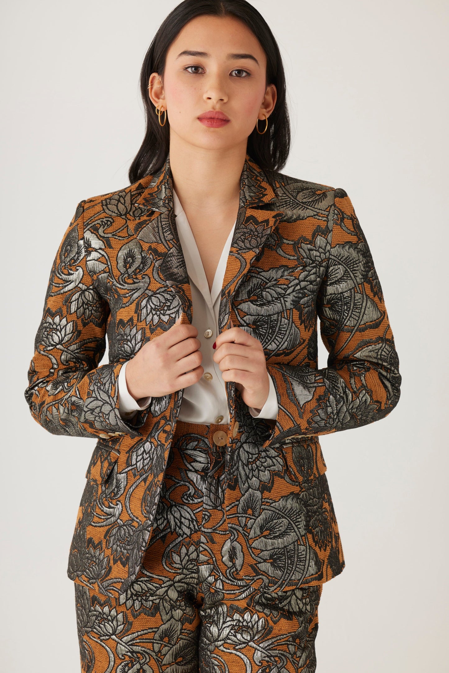 Tilda Brocade Double Pocket Jacket Jackets CHRISTINE ALCALAY   