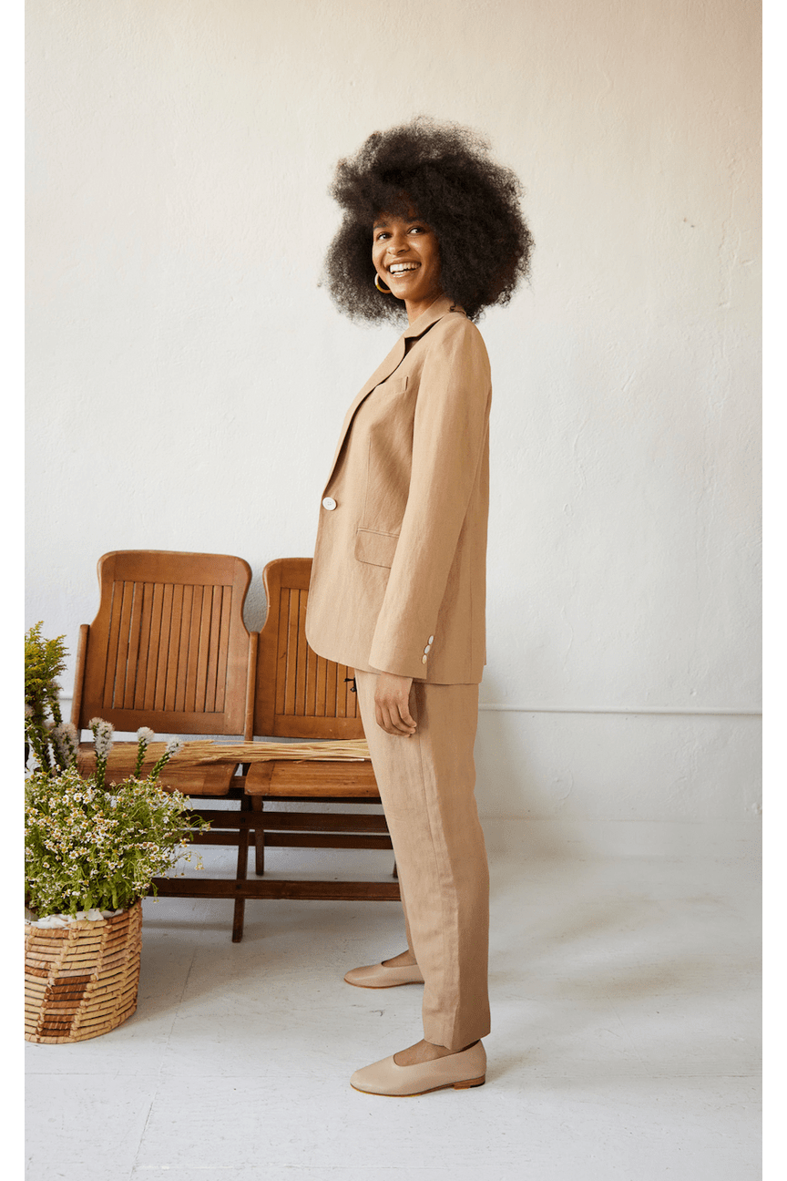 Linen 2025 blend jacket