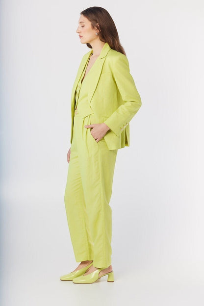 Tilda Double Pocket Blazer in Linen Jackets CHRISTINE ALCALAY