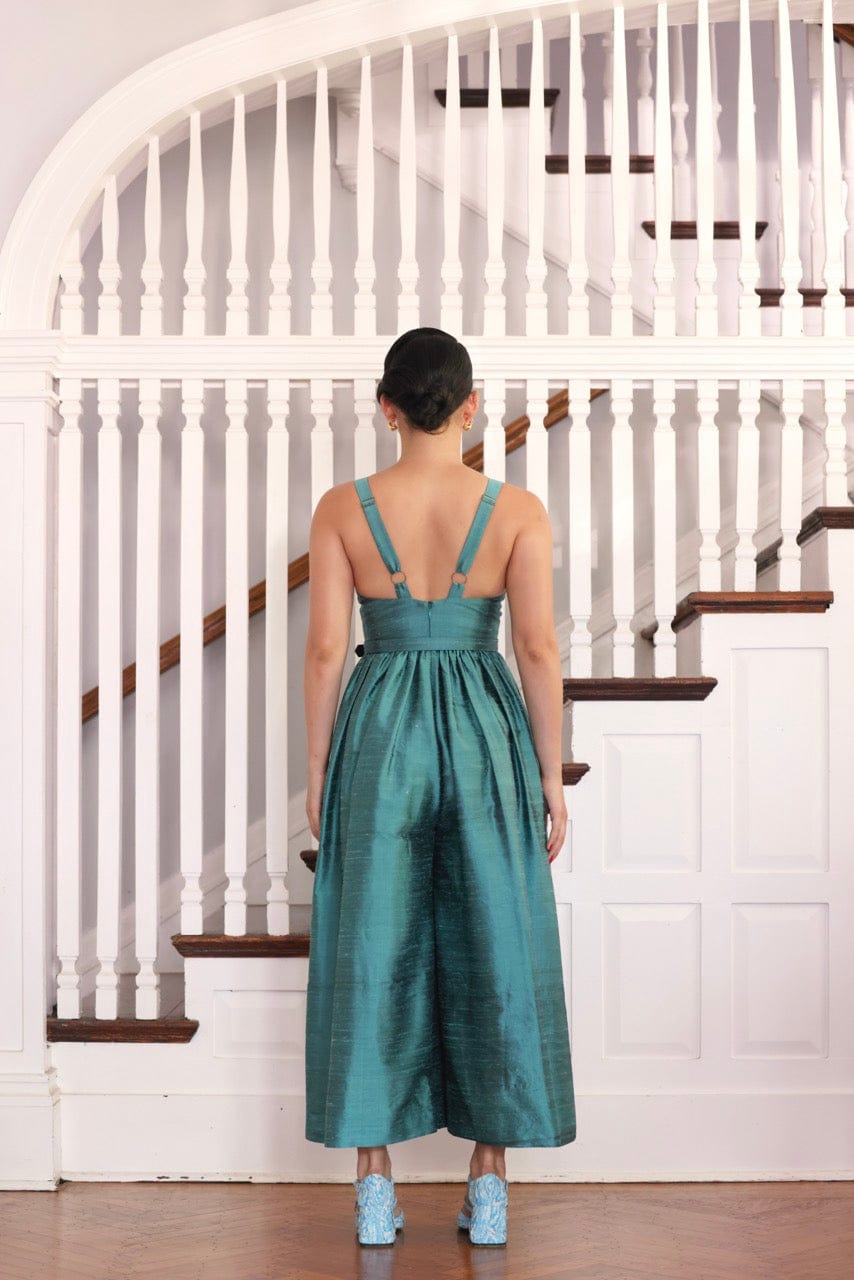 Quynh Jumpsuit in Silk Dupioni CHRISTINE ALCALAY Quynh Jumpsuit in Silk Dupioni CHRISTINE ALCALAY