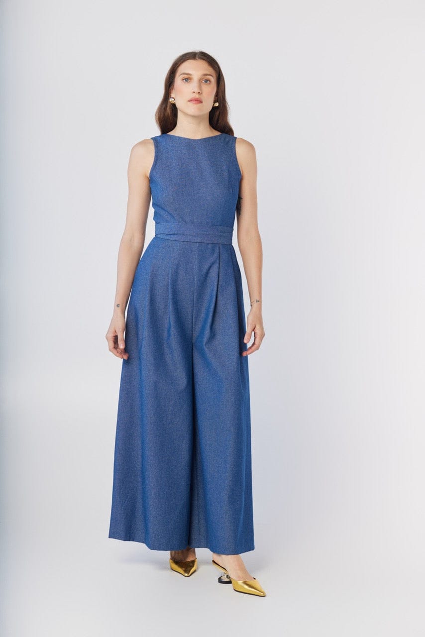 Kyoko Jumpsuit in Denim Jumpsuits CHRISTINE ALCALAY