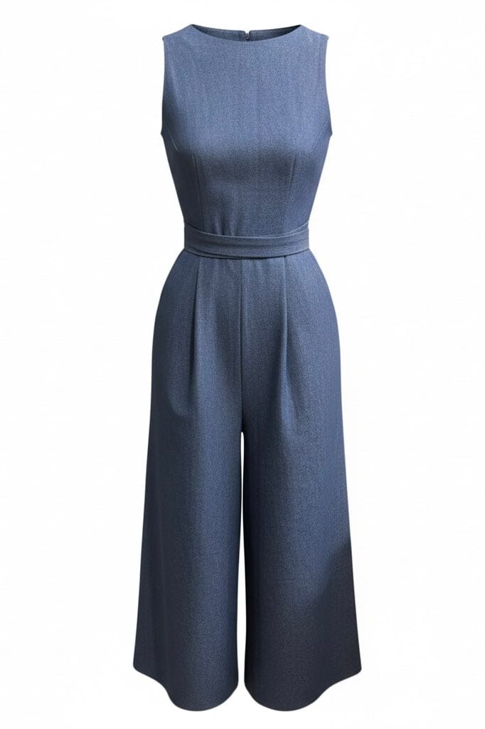 Kyoko Jumpsuit in Denim Jumpsuits CHRISTINE ALCALAY